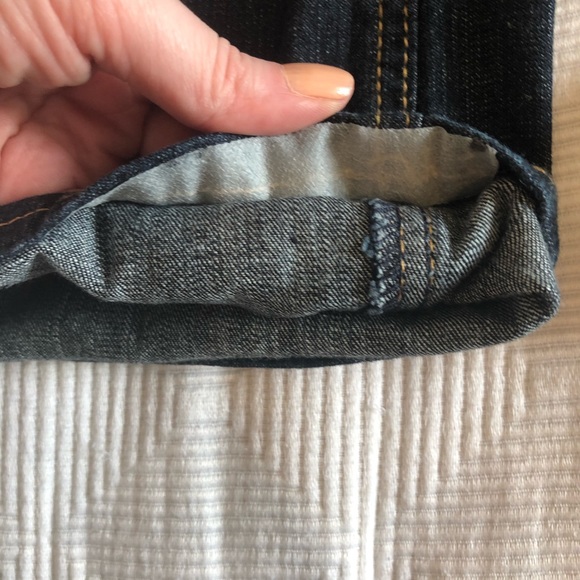 Arizona Dark Wash Flared Jeans - Picture 13 of 13